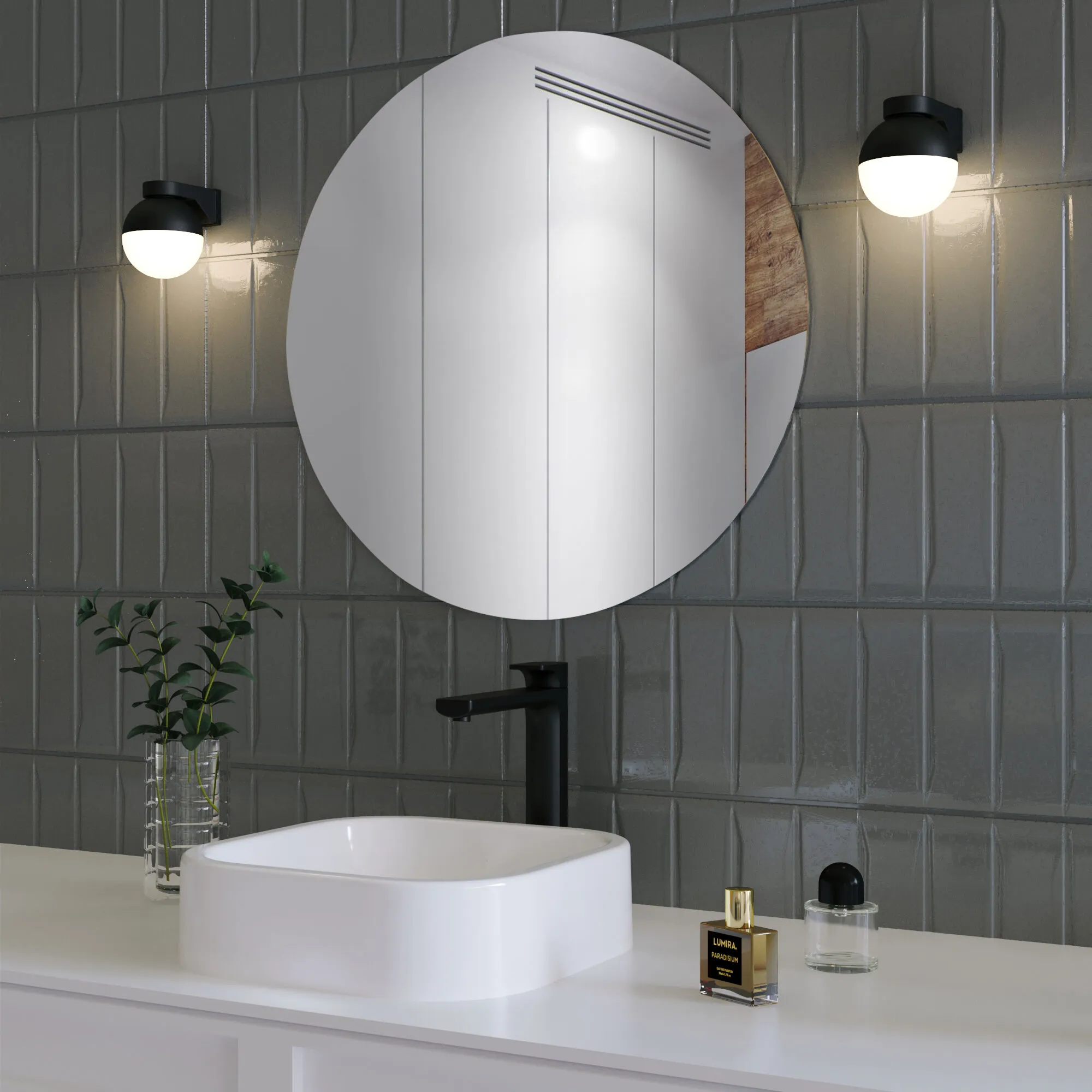 Светильник настенный MRL 1028 IP54 MRL 1028 черный Elektrostandard - Фото 3