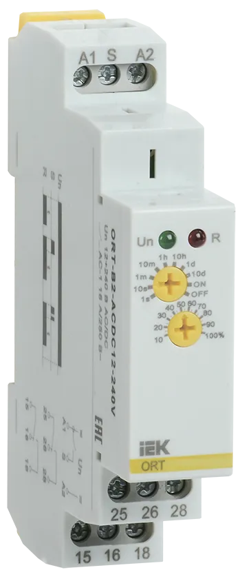Реле задержки выключения ORT 2 контакта 12-240В AC/DC IEK