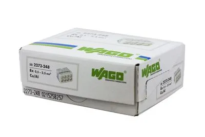 2273-248 Экспресс-клемма с пастой 8-проводная до 2,5 мм², (50 шт./уп.) WAGO - Фото 3