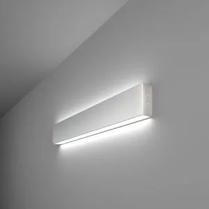 Светильник светодиодный линейный накладной двусторонний 53см 20Вт 6500К матовое серебро 101-100-40-5 a041476