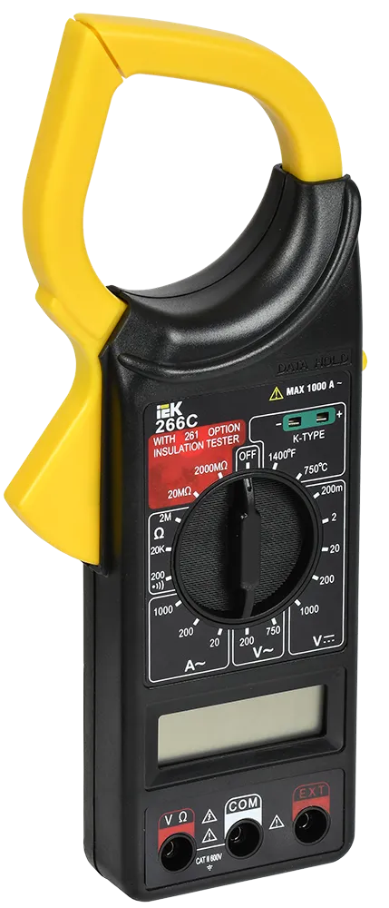 Клещи токоизмерительные EXPERT 266C IEK TCM-1C-266