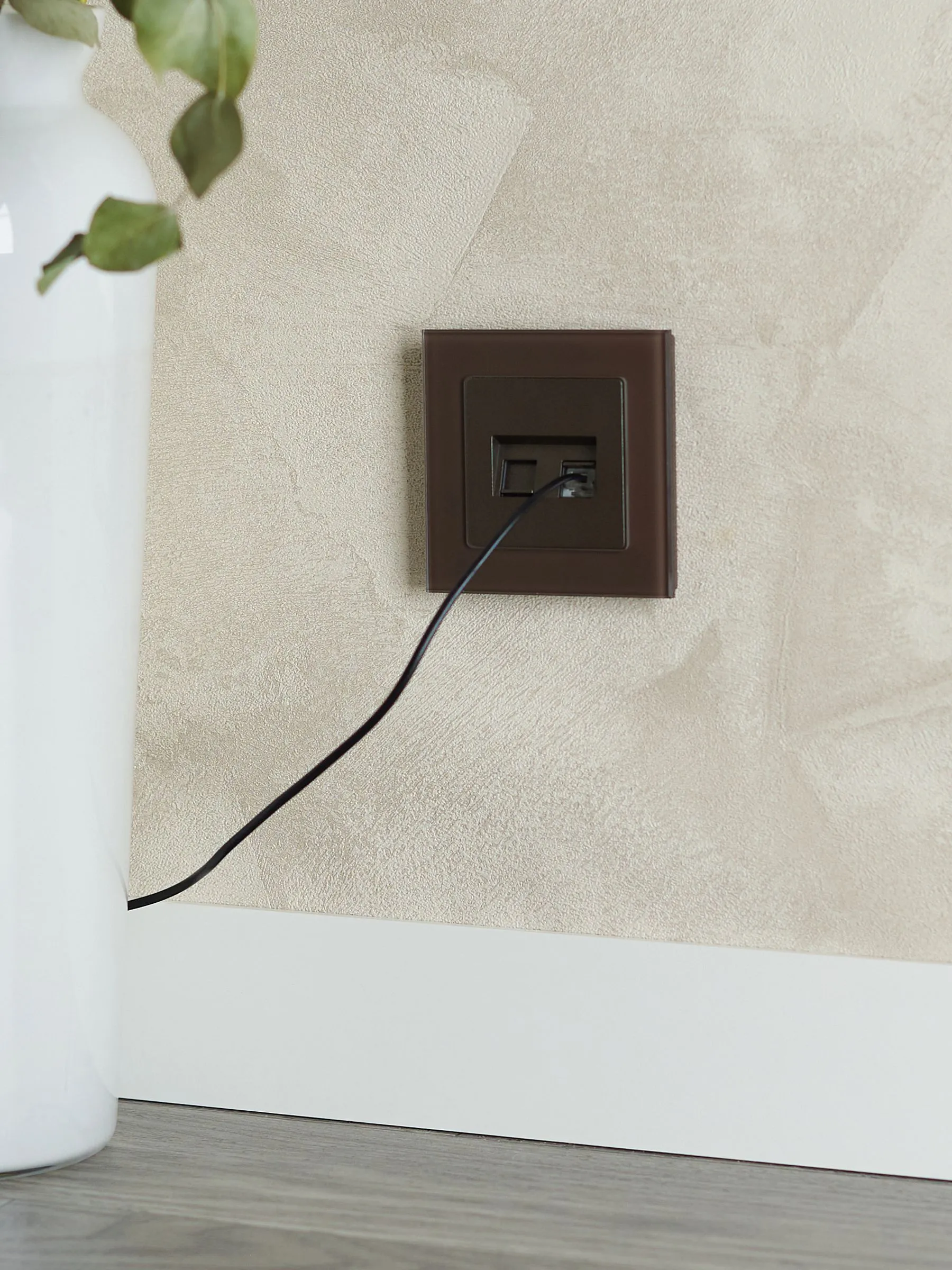 BRITE Розетка двойная RJ11+RJ45 кат.5E РК/Т12-БрТБ темная бронза IEK - Фото 2