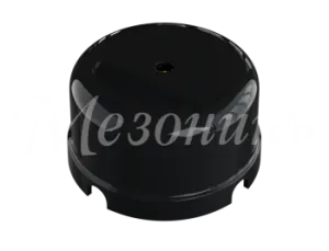 Коробка распределительная пластиковая D80мм, высота 43мм, IP20, цвет - черный, УСАДЬБА, ТМ "МезонинЪ GE30236-05