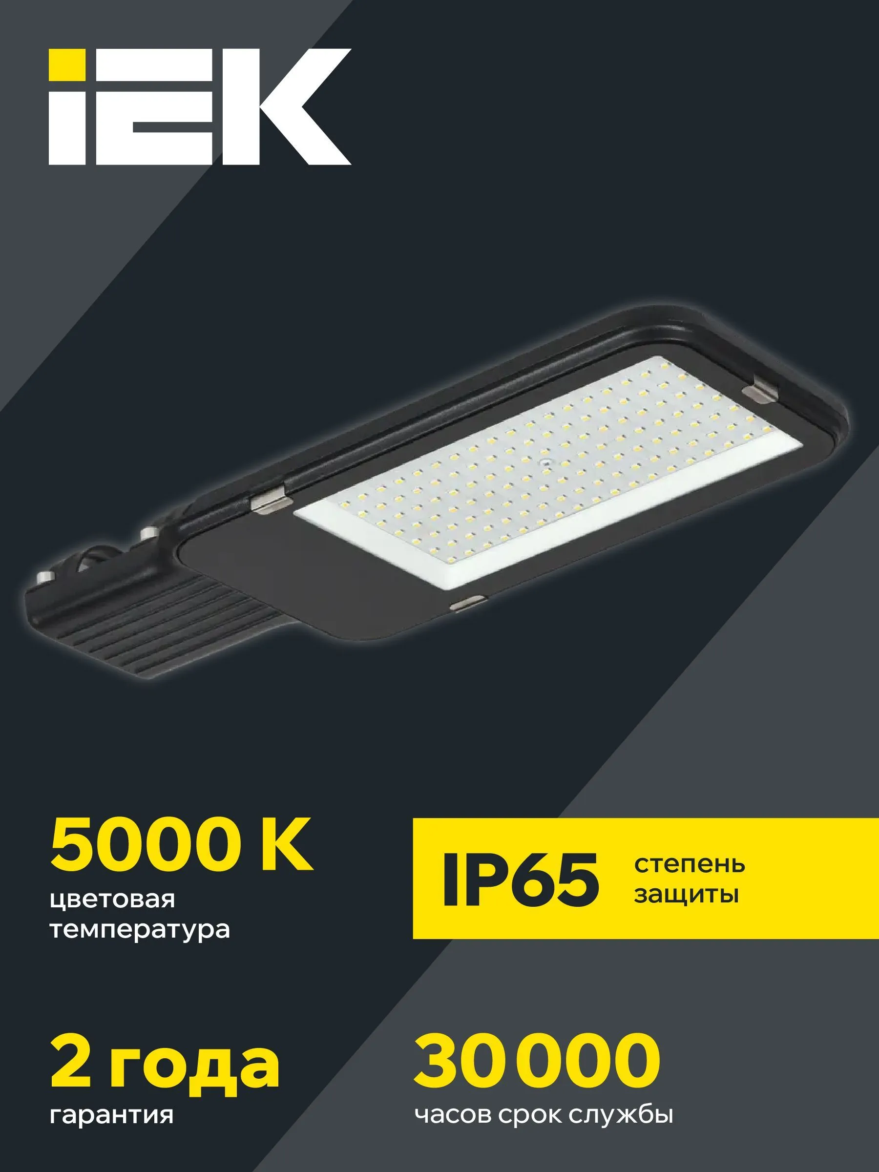 Светильник светодиодный консольный ДКУ 1013-100Д 5000К IP65 IEK - Фото 6