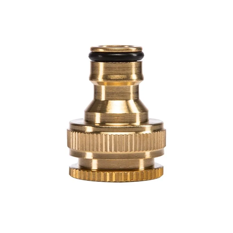 Адаптер латунный, 1/2"-3/4", внутренняя резьба, с переходником ЧЕТЫРЕ СЕЗОНА - Фото 2