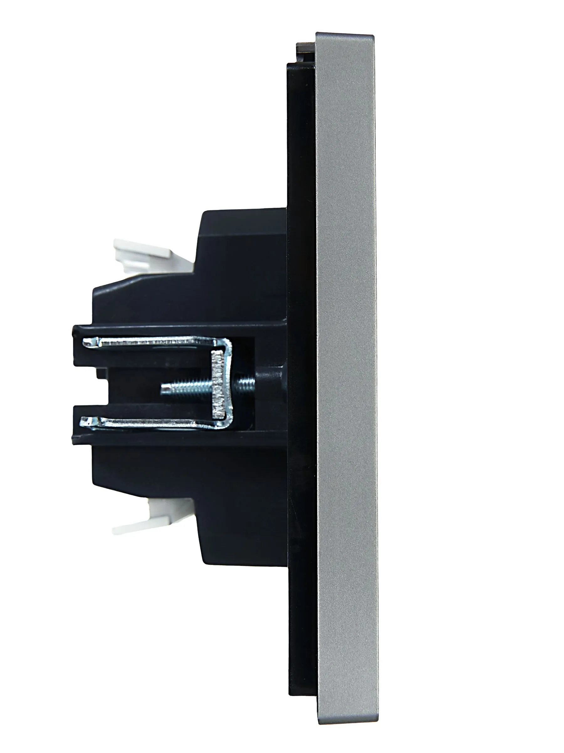 FORTE&PIANO Выключатель 2-клавишный проходной 10А FP507 сталь IEK - Фото 5