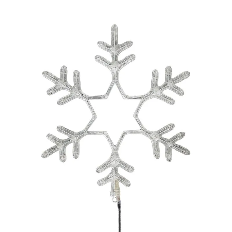 Фигура Снежинка LED Светодиодная, без контр. размер 55x55см, СИНЯЯ NEON-NIGHT - Фото 3