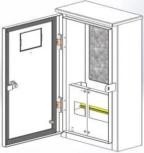 ЩУЭ-3/1 500х300х150 МППБ IP54 ЩУЭ-3-1-50.30.15-МППБ