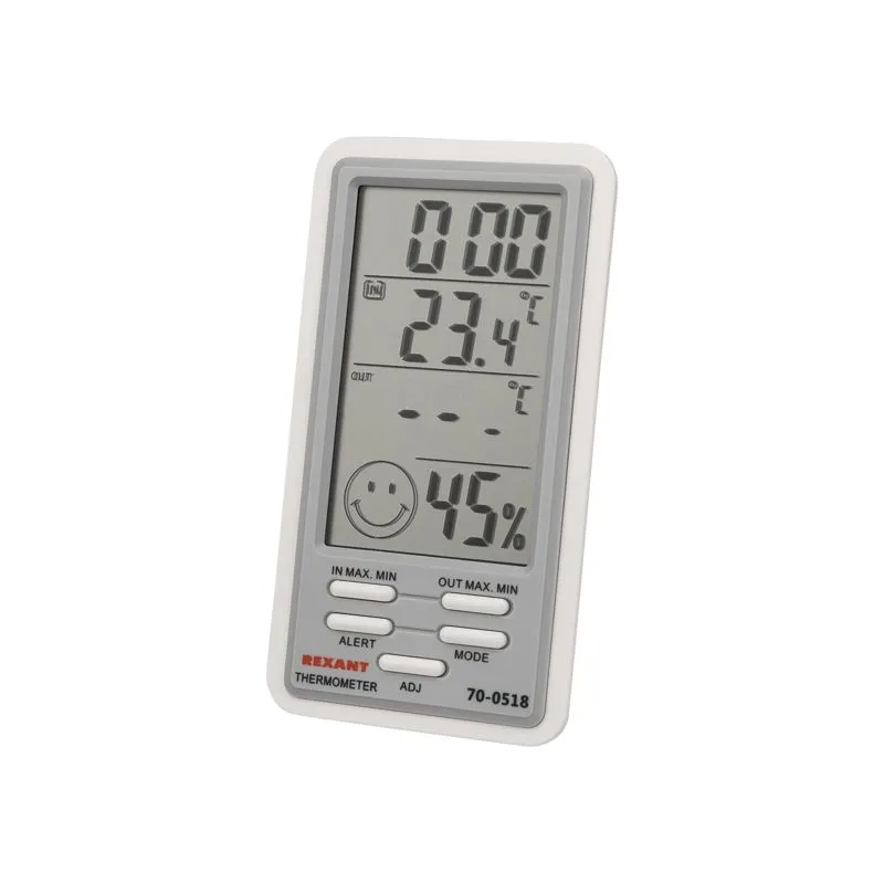 Метеостанция комнатно-уличная с проводным выносным датчиком REXANT - Фото 4