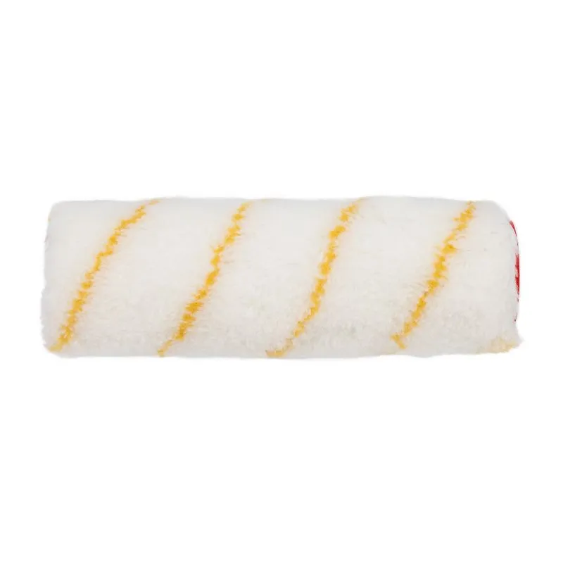 Ролик (сменный) полиамид белый с желтой полосой, ворс 11 мм, ширина ролика 180 мм, Ø 42 мм, бюгель 6 мм REXANT - Фото 5