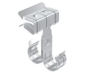 Зажим балочный 3-8 мм под трубу двойной 20 мм TDZ EKF ZB3-8-Tr20-25W