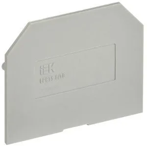 Заглушка для колодки клеммной CTS 6/10мм2 серая IEK YCT10-00-K03-006-ZGL