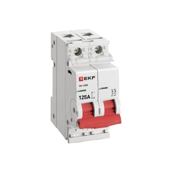 Выкл. нагрузки ВН-125N 2P 125А PROXIMA EKF - Фото 3