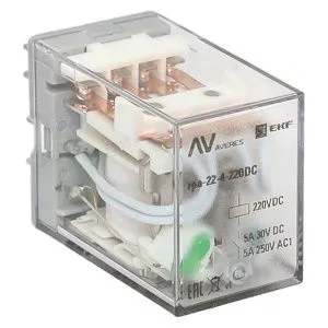 Реле промежуточное RPA 22/4 5A 220В DC EKF 