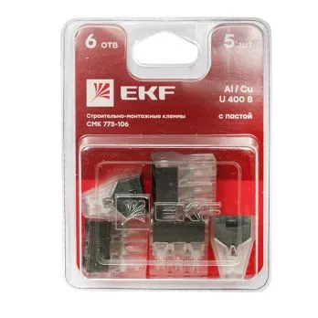 Клемма СМК 773-106 блистер (5шт.) EKF