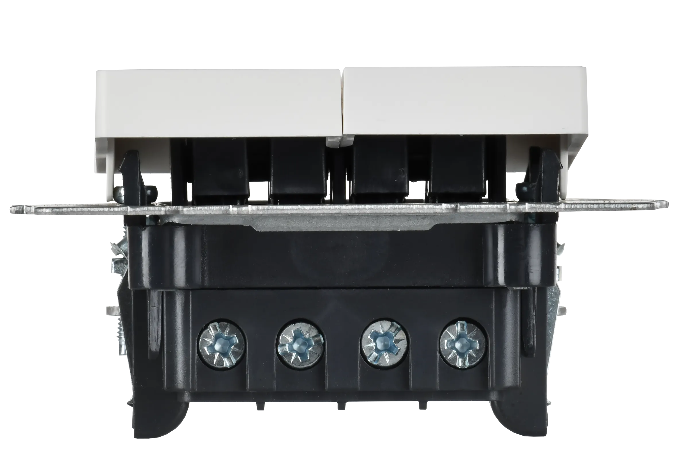 BRITE Выключатель 2-клавишный перекрестный 10А ВС10-2-3-БрБ белый IEK - Фото 6