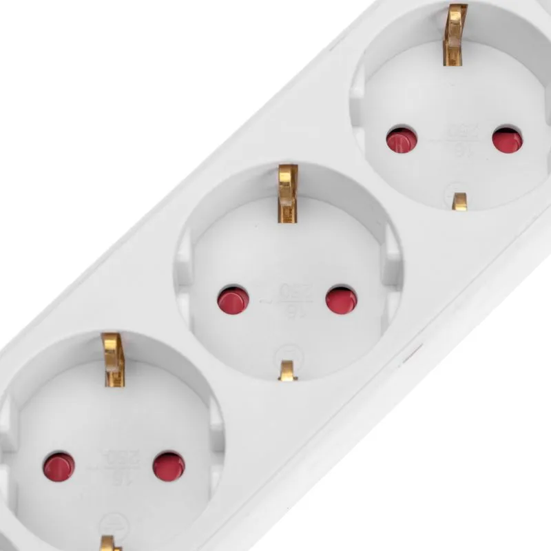 Удлинитель STANDARD 5 гнезд, 5м, 3х1,0мм², с/з, с выключателем, 2 USB, белый REXANT - Фото 5