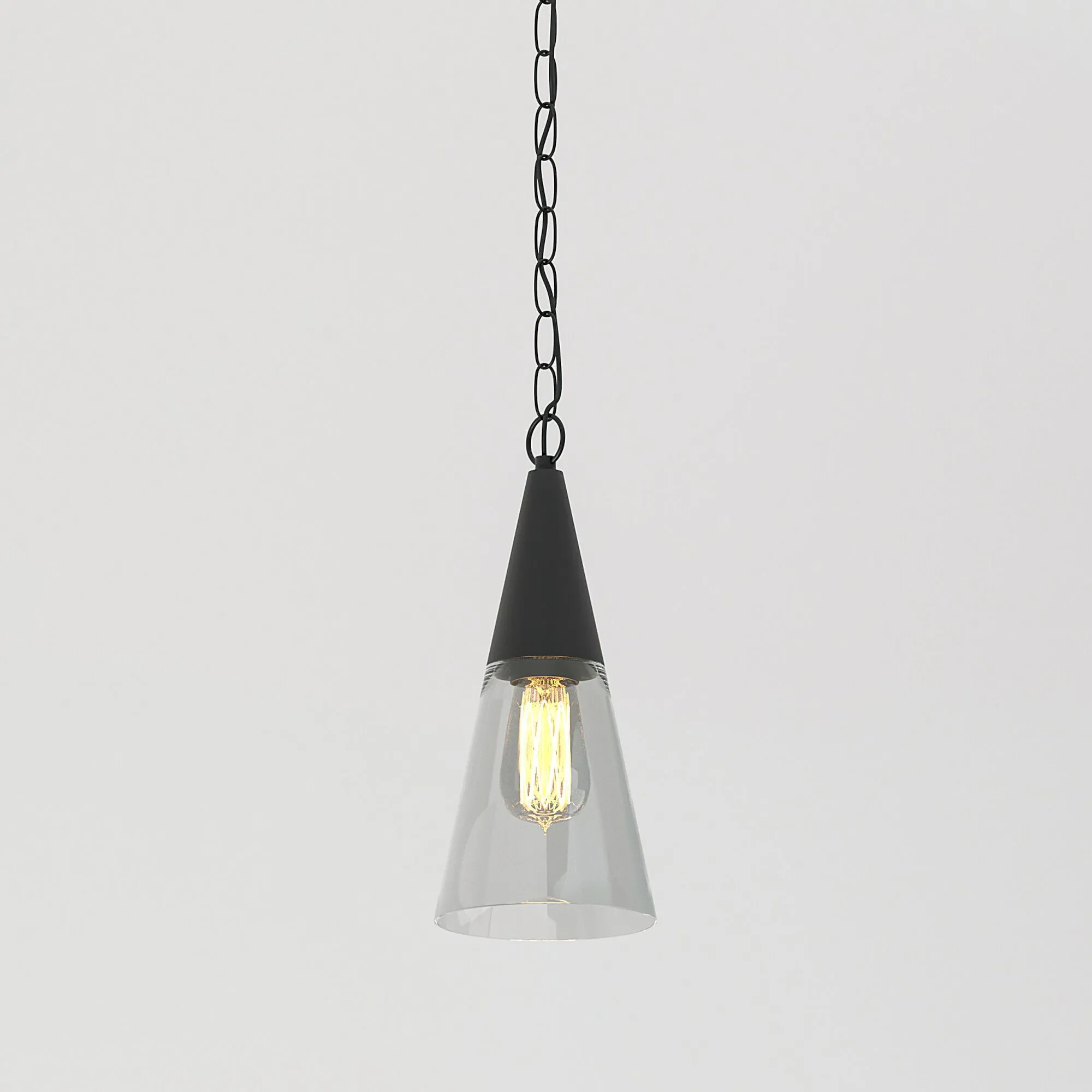 Светильник садово-парковый со стеклянным плафоном Vesto 35171/H черный a066199