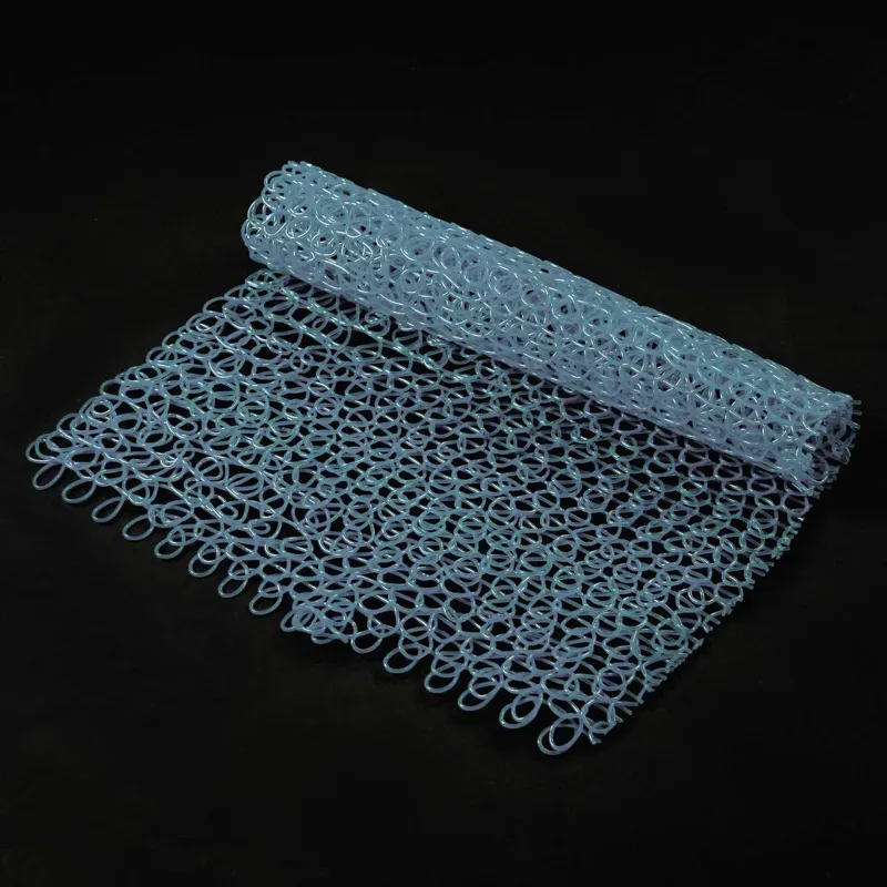 Сетка Stylnet Прозрачная с глиттером Серебро в Рулоне, Гибкий ПВХ, 10x1м 501-913