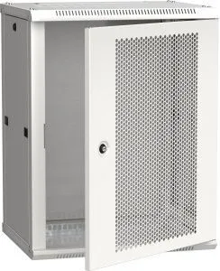 ITK Шкаф настенный LINEA W 18U 600х450мм дверь перфорированная RAL 7035 LWR3-18U64-PF