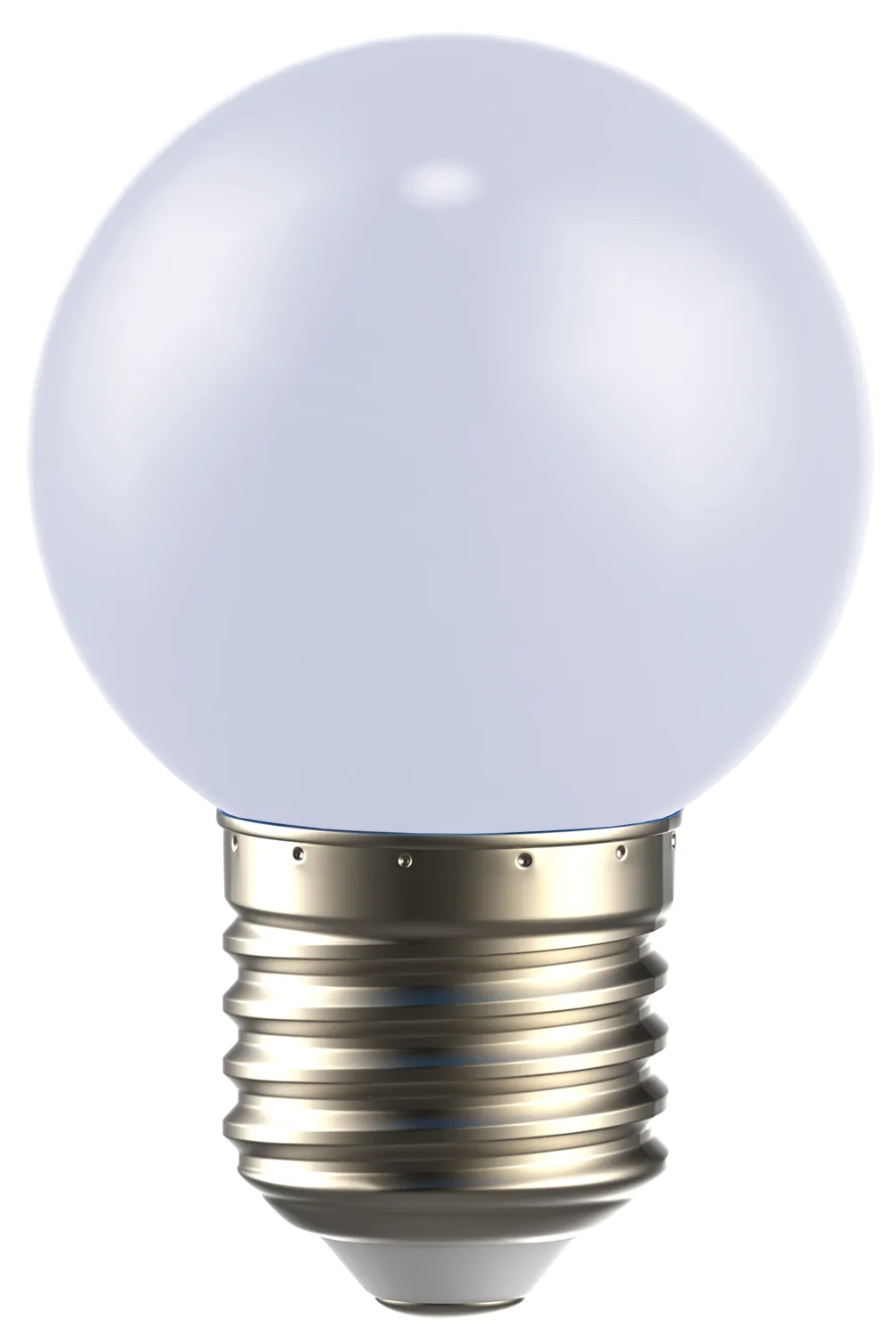 LIGHTING Лампа светодиодная декоративная G45 шар 1Вт 230В холодный белый E27 IEK - Фото 2