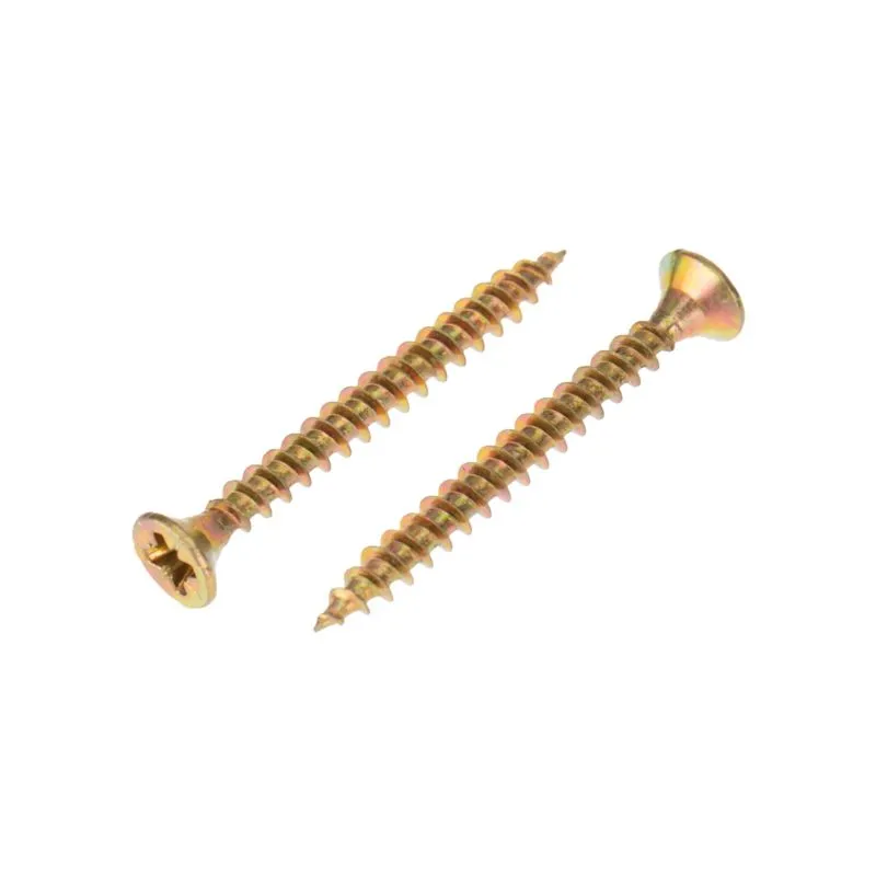 Саморез универсальный KRANZ 4х35, желтый цинк, пакет (50 шт./уп.) - Фото 2