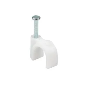 Скоба крепежная круглая (9мм.) (50шт.) EKF plcn-sr-9