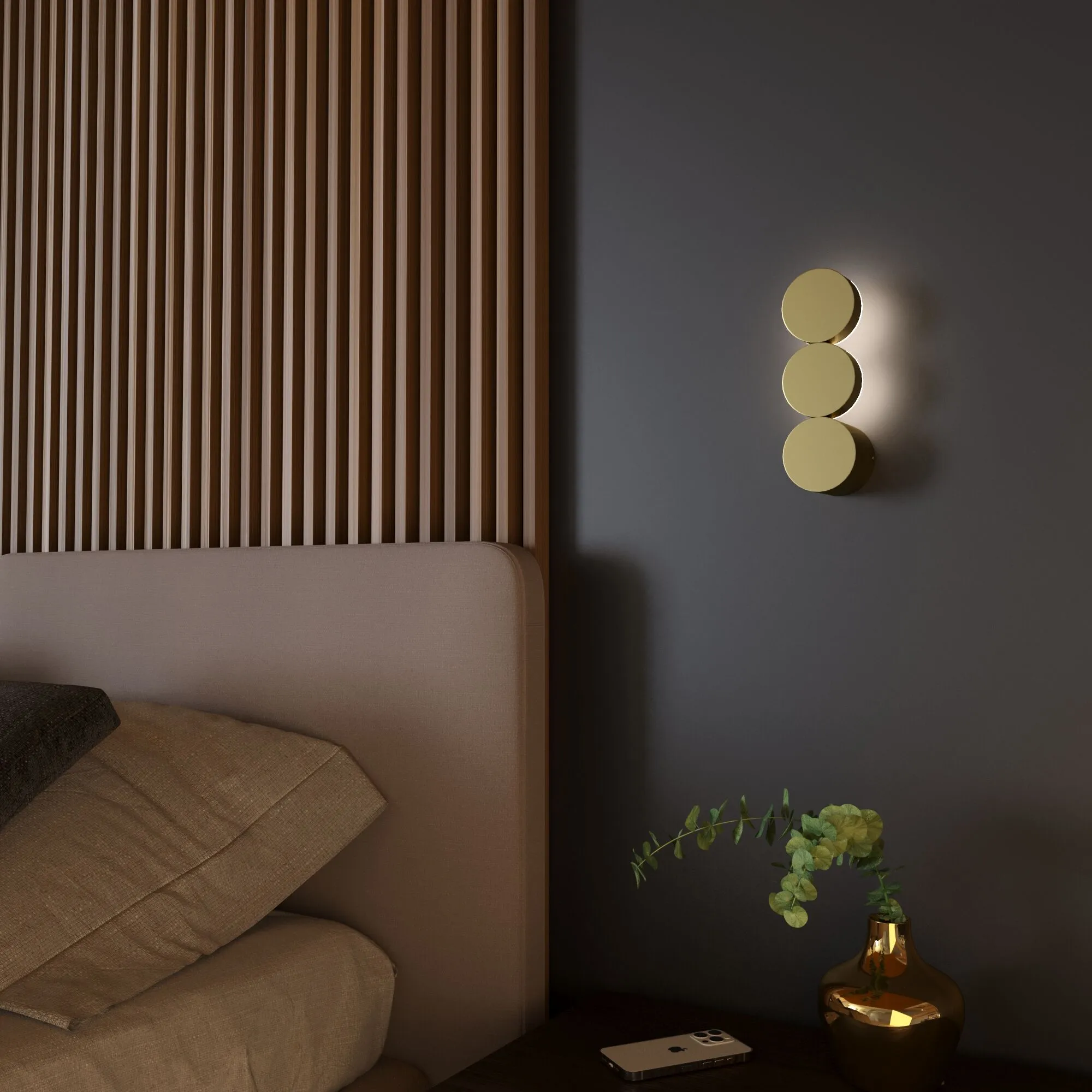 Светильник настенный светодиодный Brioni LED 40130/LED золото Elektrostandard - Фото 2