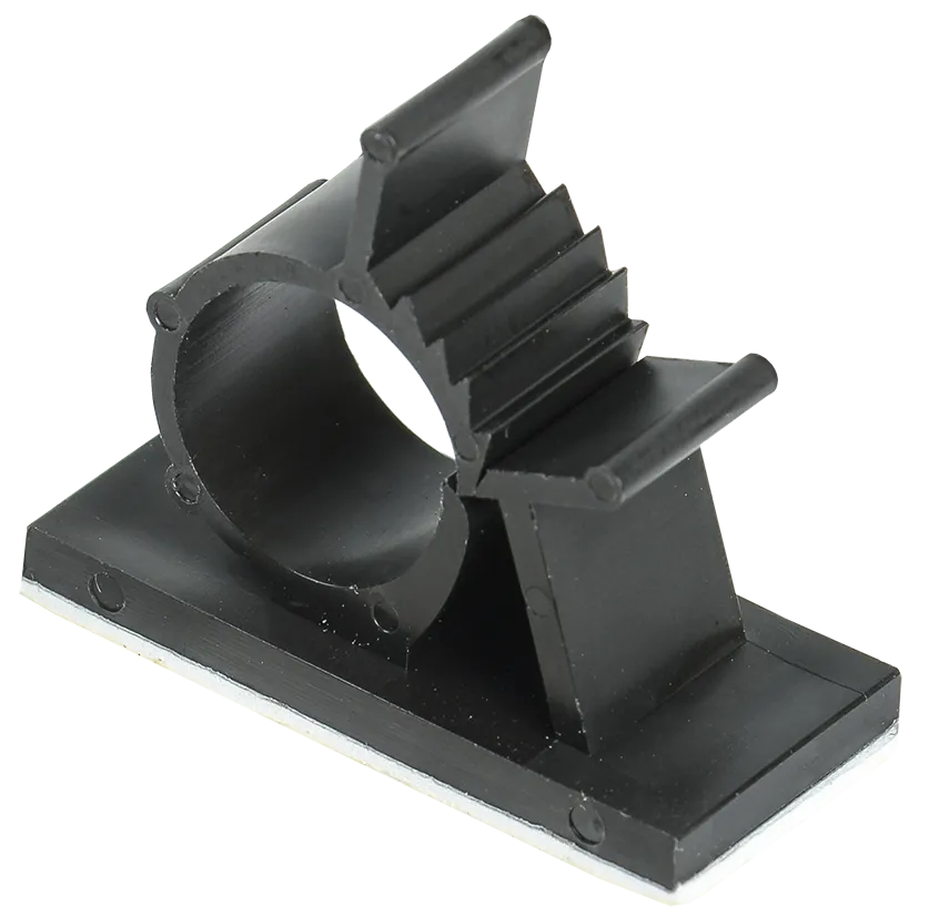 Клипса самоклеящаяся КС-15 черная (24шт) IEK UHP40-D15-K02