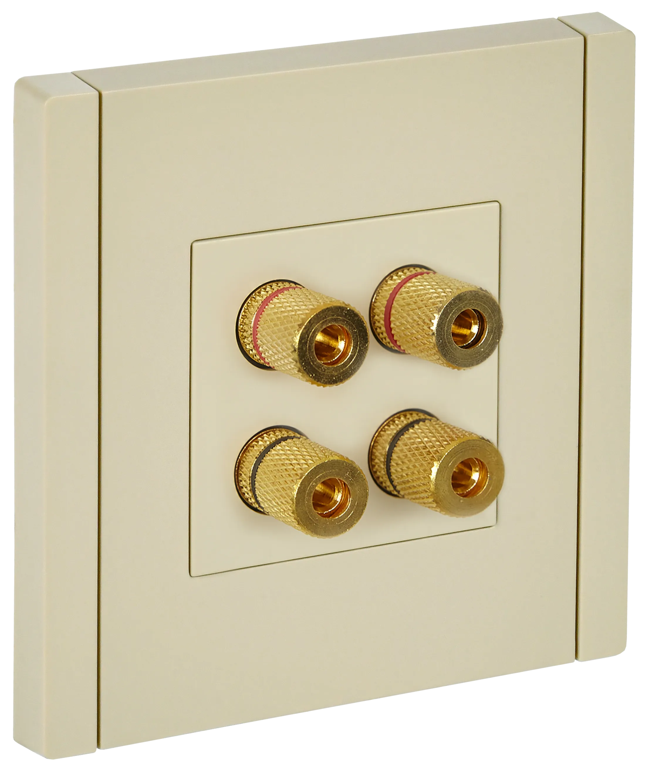 FORTE&PIANO Аудиорозетка 4-местная FP439 ваниль IEK