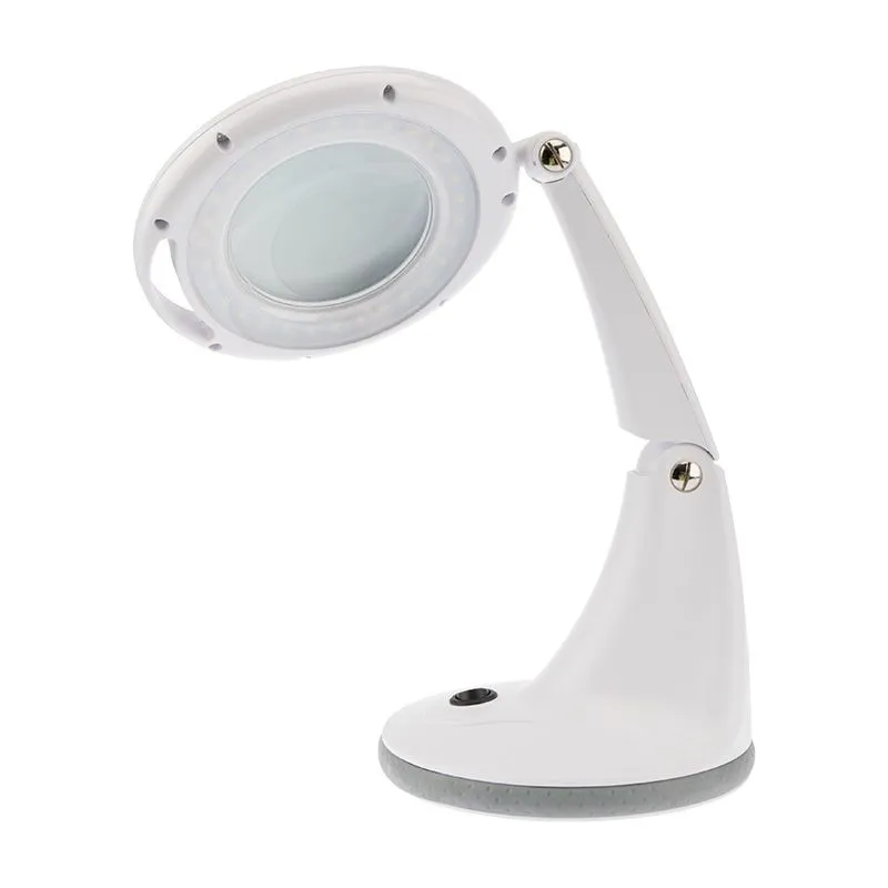 Лупа настольная 3D с подсветкой 30 SMD LED, ø100мм, белая REXANT - Фото 5