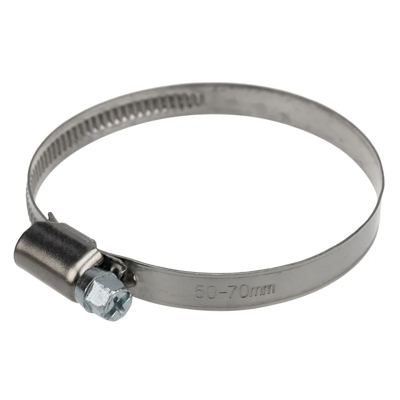 Хомут червячный 50-70-0,7 мм, (упак. 25 шт)  REXANT - Фото 3