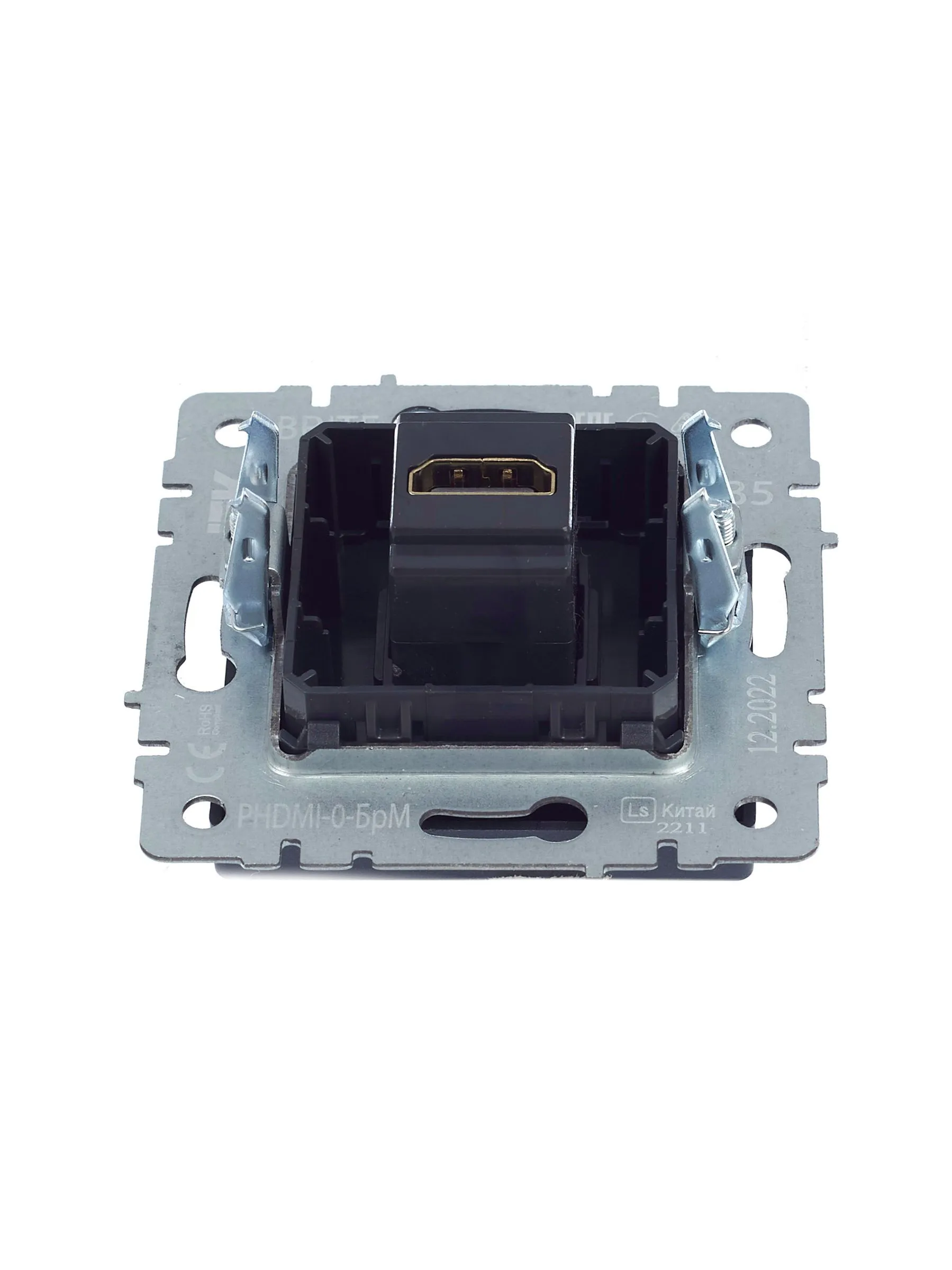 BRITE Розетка HDMI РHDMI-0-БрМ маренго IEK - Фото 3