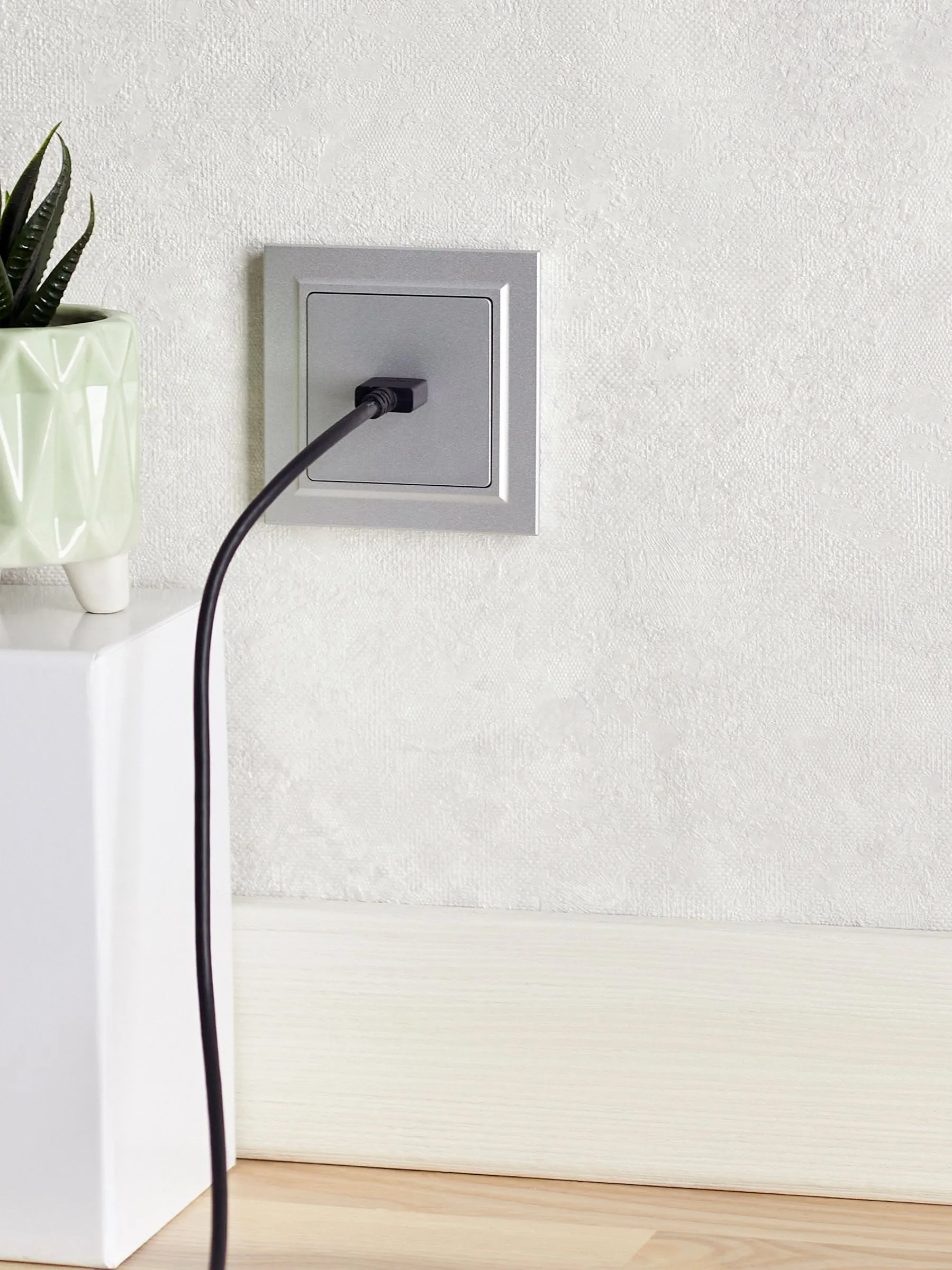 BRITE Розетка HDMI РHDMI-0-БрА алюминий IEK - Фото 3