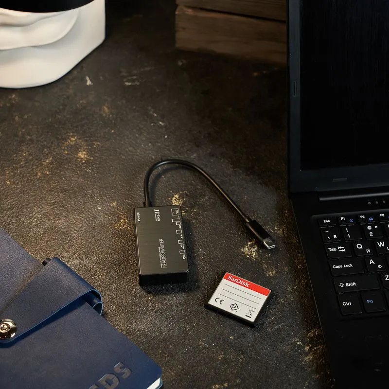 Картридер REXANT Type-C для SDXC/SDHC/SD/MMC - Фото 2