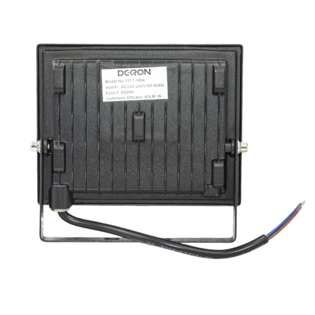 Прожектор светодиодный 50Вт, 4000лм, 6500K, черный, IP65 DEKRON - Фото 9