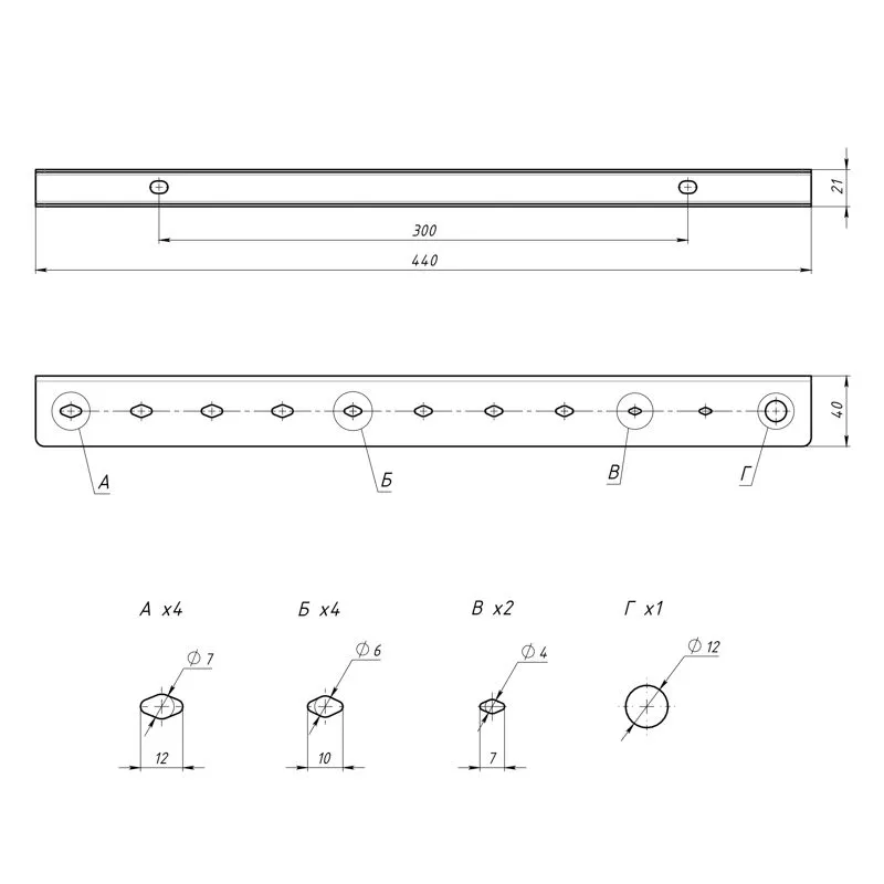 Держатель-органайзер для отверток, настенный, черный REXANT - Фото 4