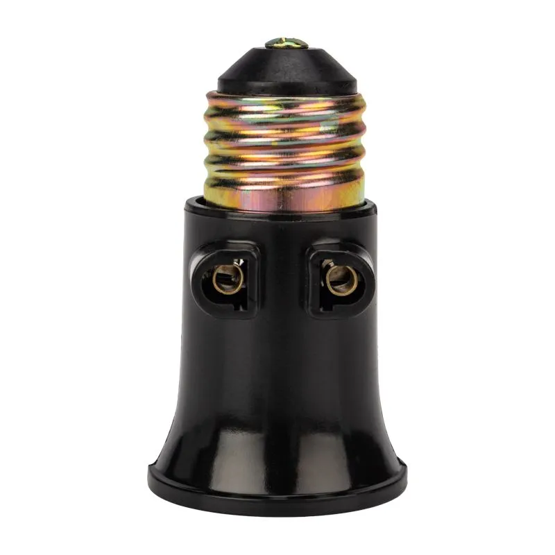 Патрон-розетка карболитовый Е27 черный, с этикеткой REXANT - Фото 2