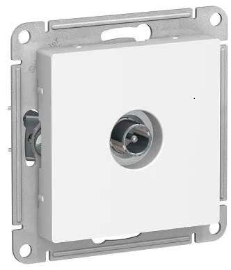 Розетка телевизионная проходная TV AtlasDesign 4дБ механизм лотос SE ATN001392 1739953