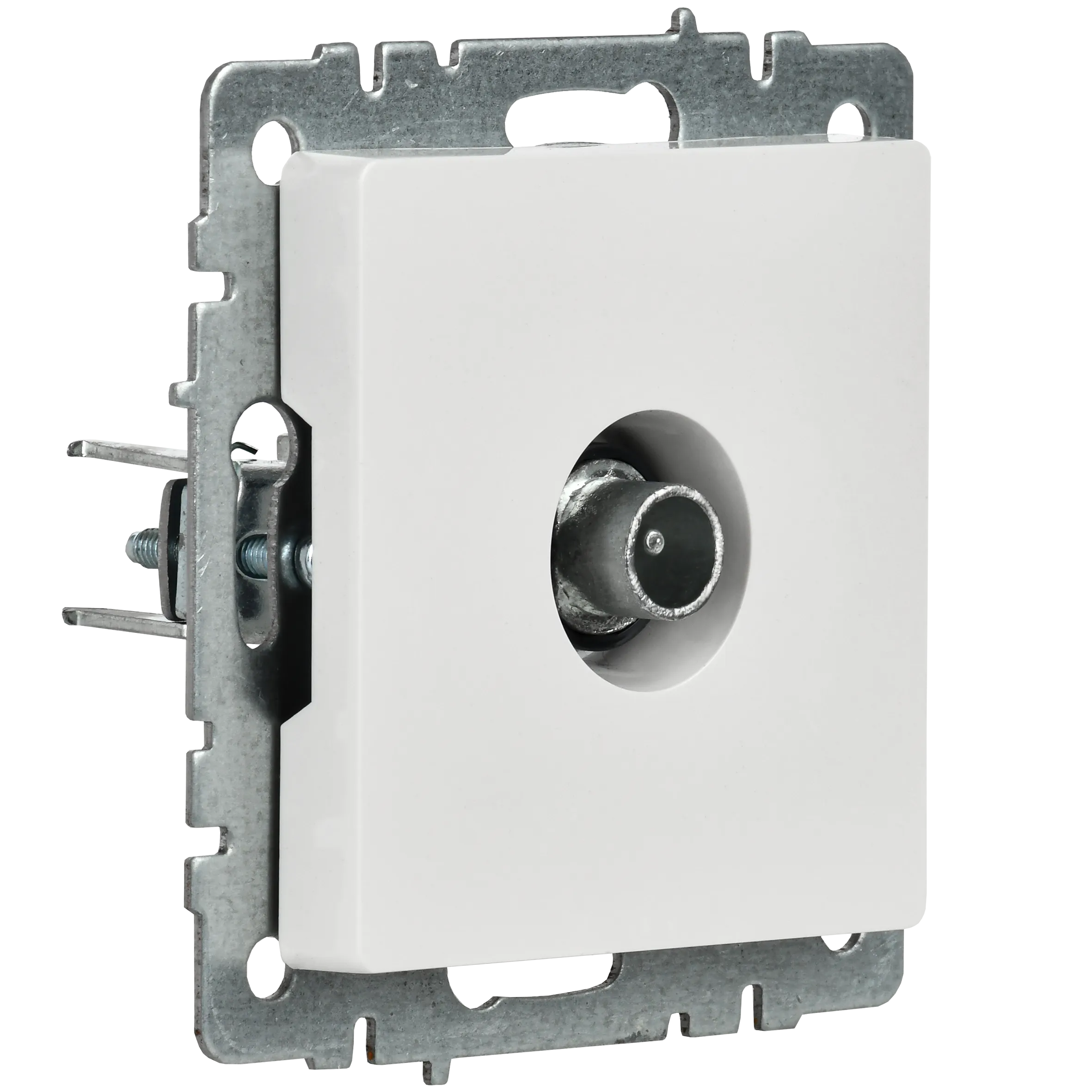 BRITE Розетка TV проходная РТВ10-0-БрБ белый IEK - Фото 2