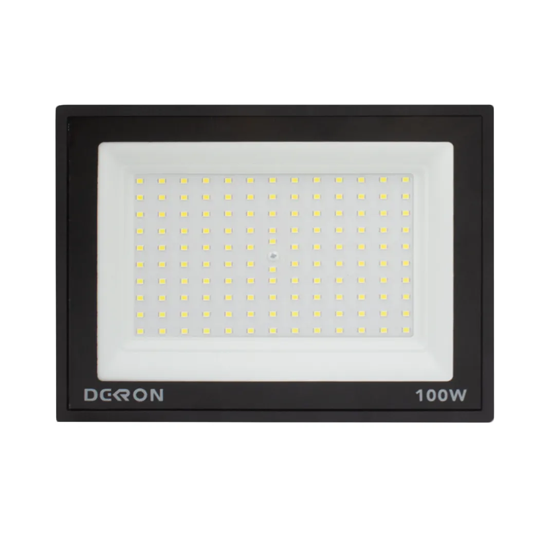 Прожектор светодиодный 100Вт, 8000лм, 6500K, черный, IP65 DEKRON