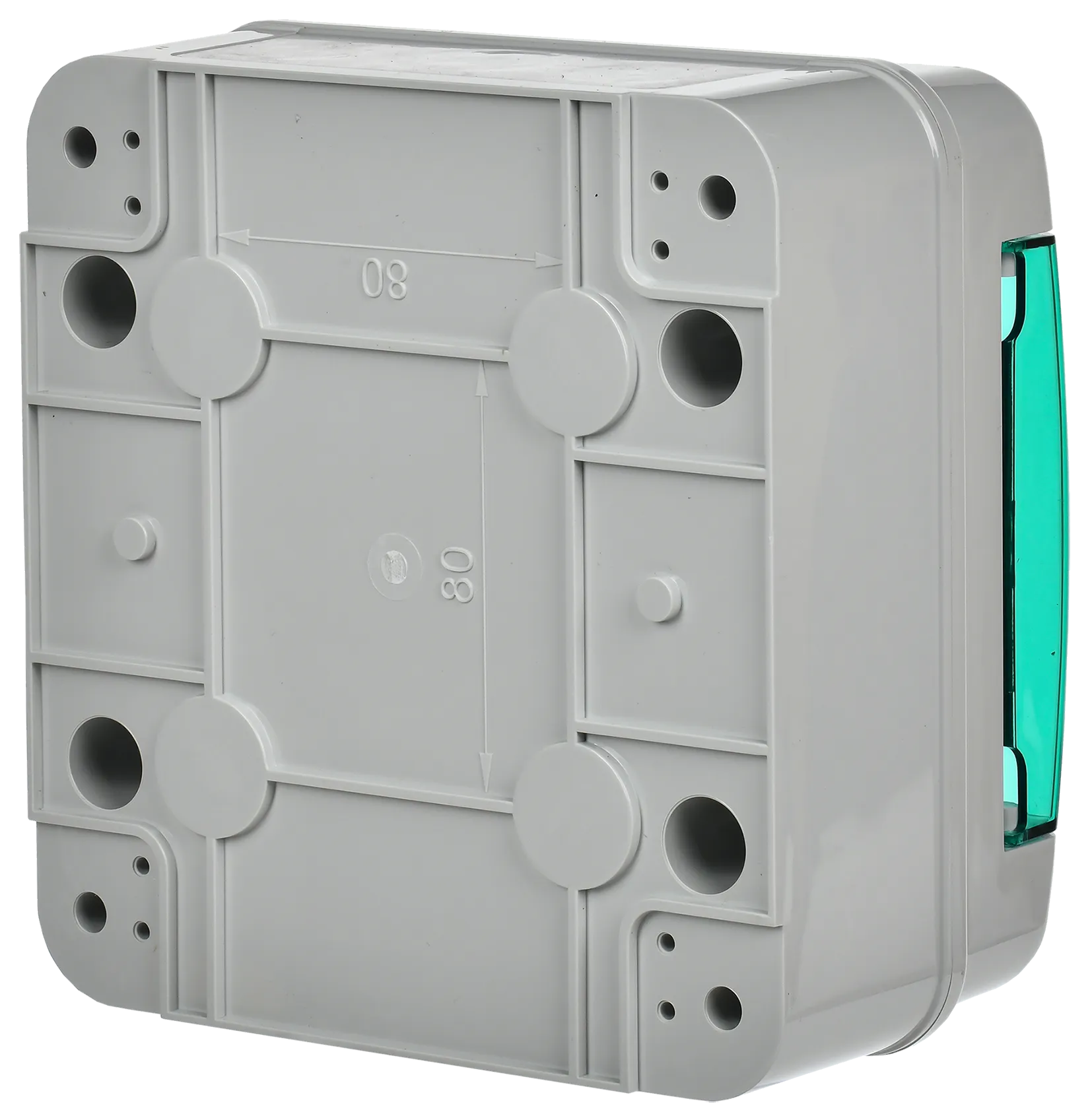 TEKFOR Корпус пластиковый КМПн-6 IP65 зеленая прозрачная дверь IEK - Фото 5