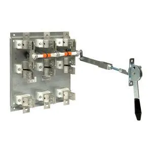 Разъединитель-предохранитель РПС-6 630А правый привод без ППН EKF Basic rps-r-630