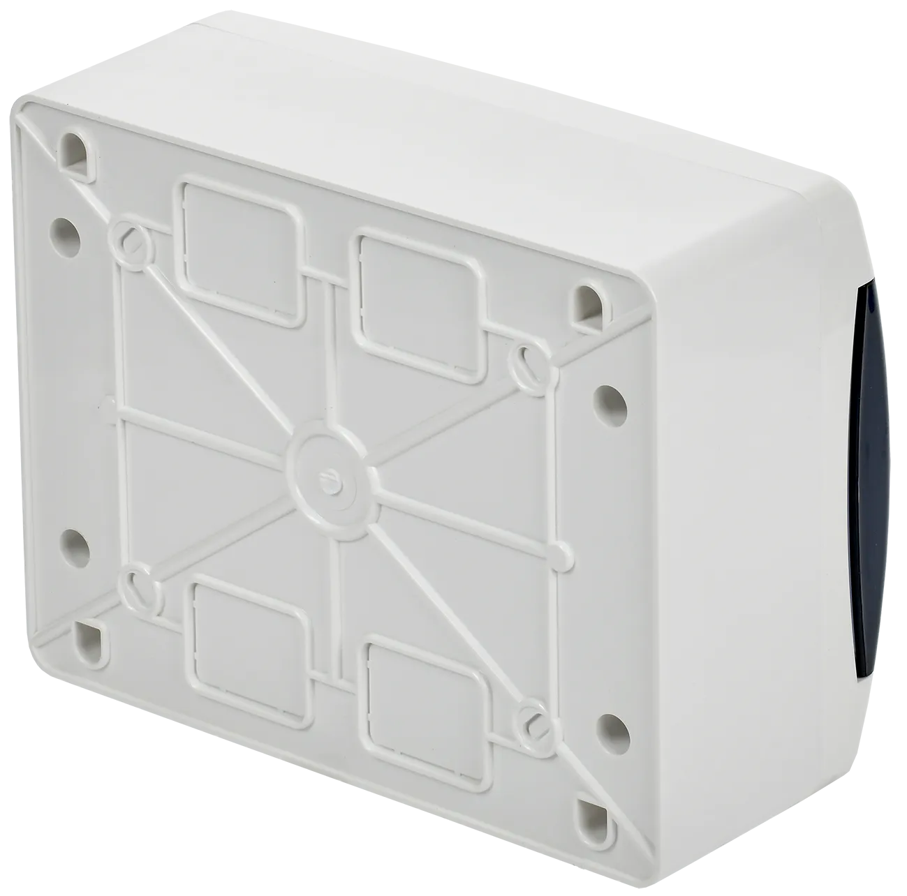 UNION Compact Корпус пластиковый ЩРН-П-8 IP41 черная прозрачная дверь IEK - Фото 5