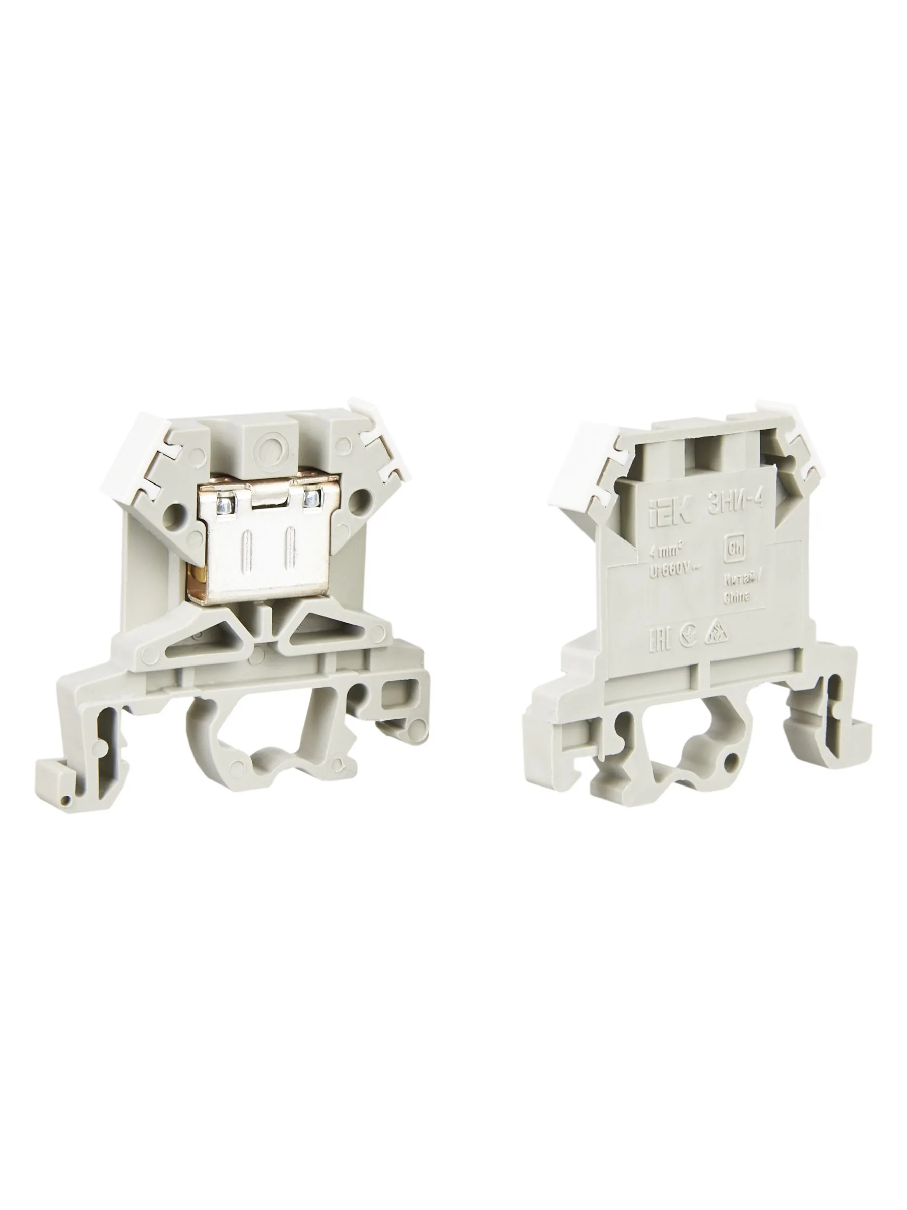 Зажим наборный ЗНИ-4мм2 (JXB35А) серый IEK - Фото 5