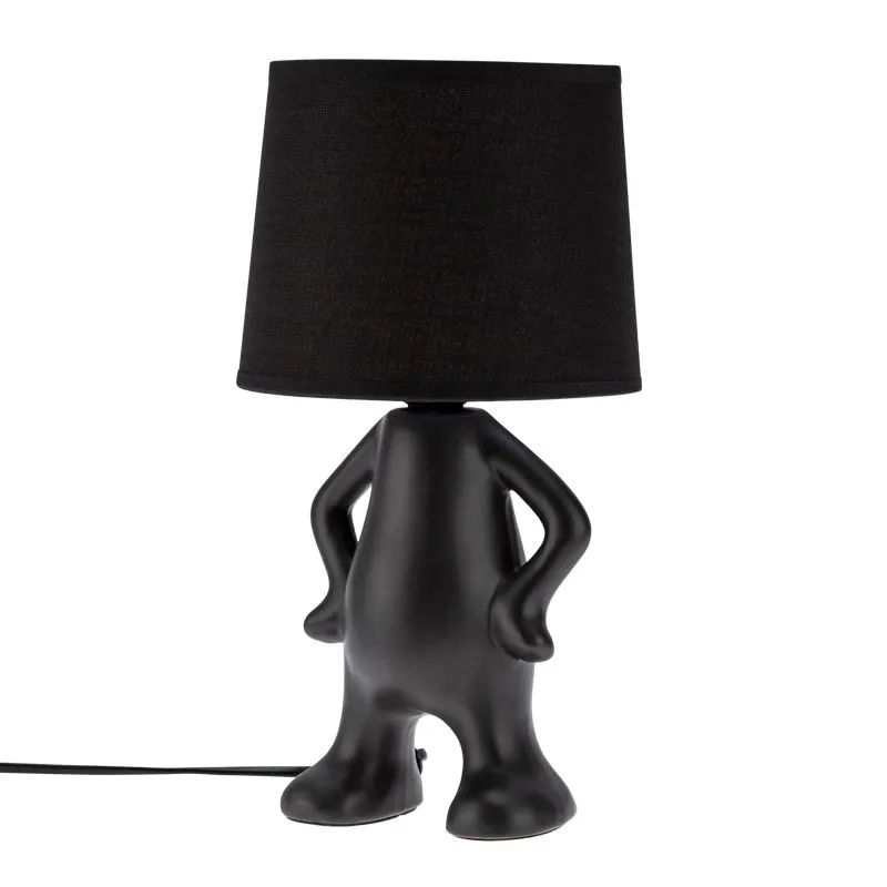 Светильник декоративный Человечек, черный с черным абажуром, Е27 REXANT - Фото 3