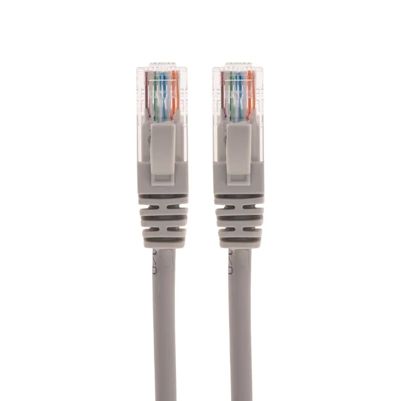 Патч-корд U/UTP, CAT 6, RJ45-RJ45, 26AWG, LSZH, серый, 5м REXANT - Фото 2