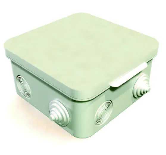 Коробка распаячная для о/п 100х100х50мм IP54, 8 входов (48шт) - КМ-234