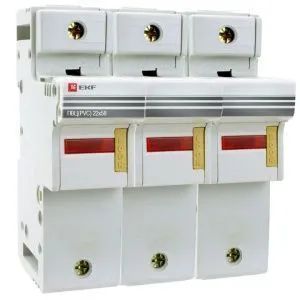 Предохранитель-разъединитель для ПВЦ 22x58 3P (с индик.) EKF - Фото 5