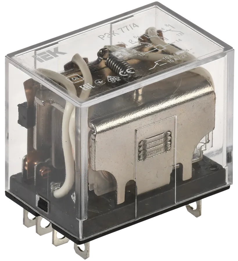 Реле РЭК77/4(LY4) 10А 12В AC IEK